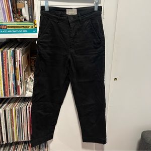 Everlane straight leg crop denim pants (Size 0)